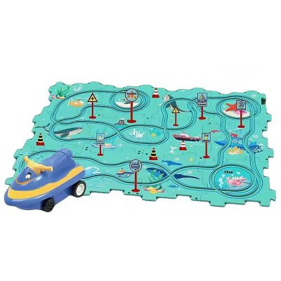 Розвиваюча іграшка-пазл SHT 1103C Ocean World (25pcs) Turquoise