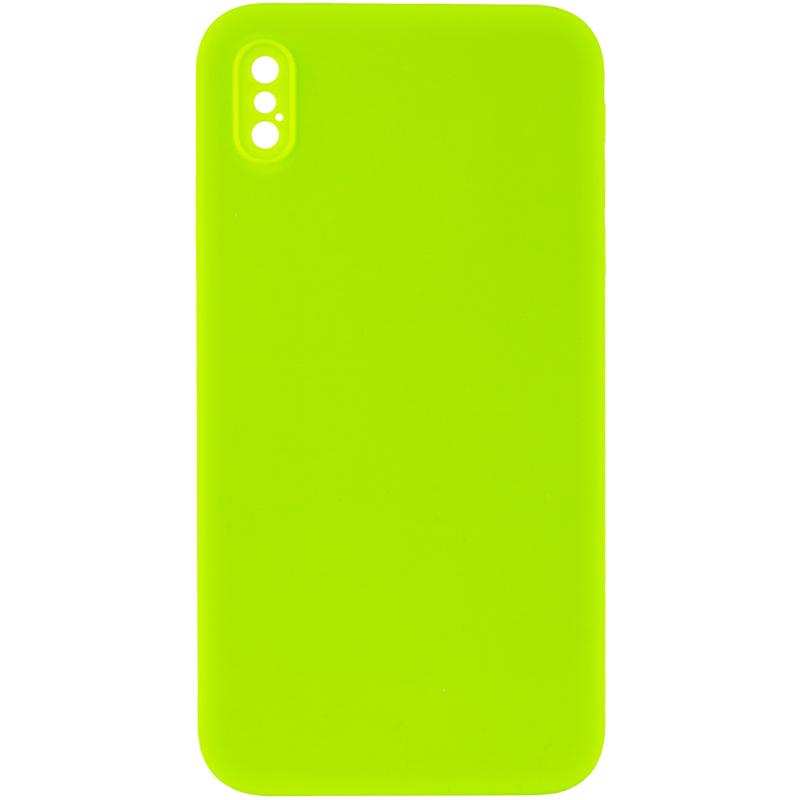 Чохол Silk Square Full Camera Protective (AA) NO LOGO для Apple iPhone X / XS (5.8")