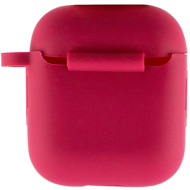 Силіконовий футляр з карабіном для навушників Airpods 1/2