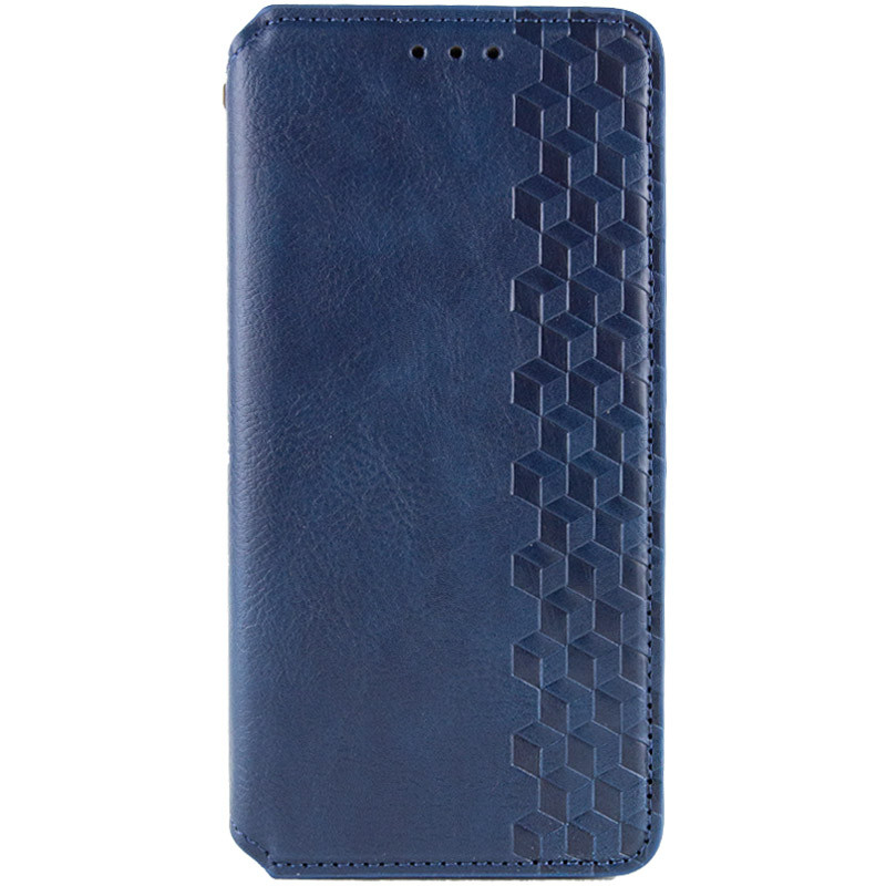 Шкіряний чохол-книжка GETMAN Cubic (PU) для Xiaomi Redmi Note 15 Pro + 5G Синій