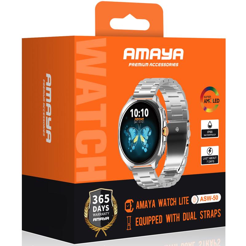 Смарт-годинник Amaya ASW-50 Smart sports watch (call version) Silver