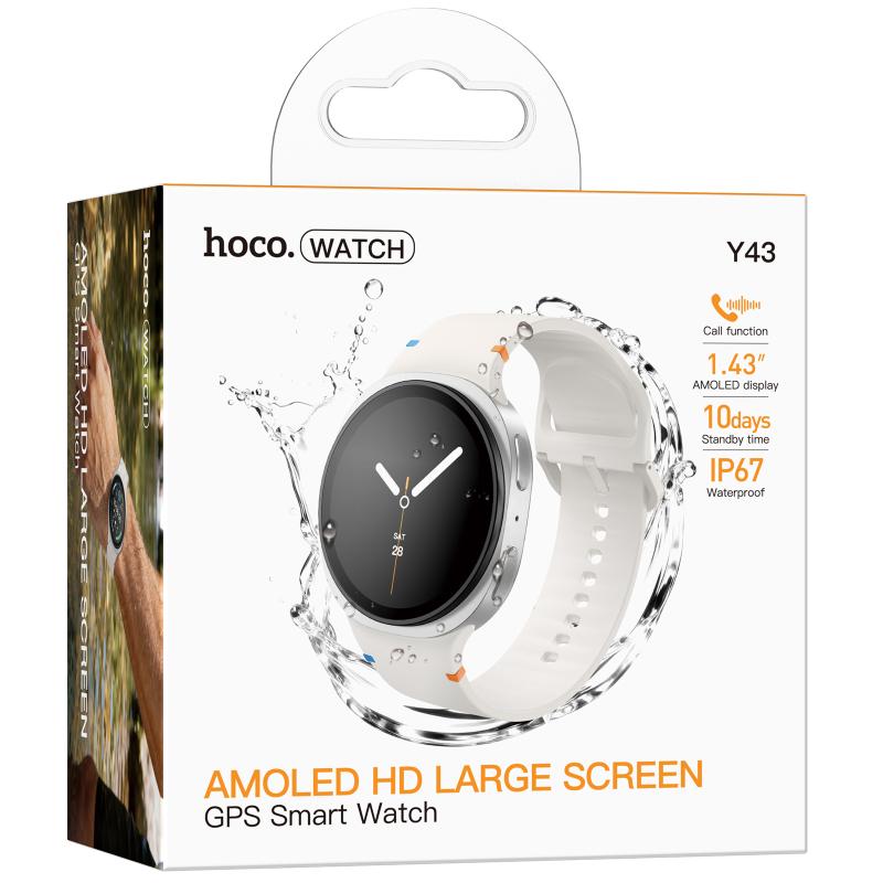 Смарт-годинник Hoco Y43 Amoled Smart sports watch (call version)