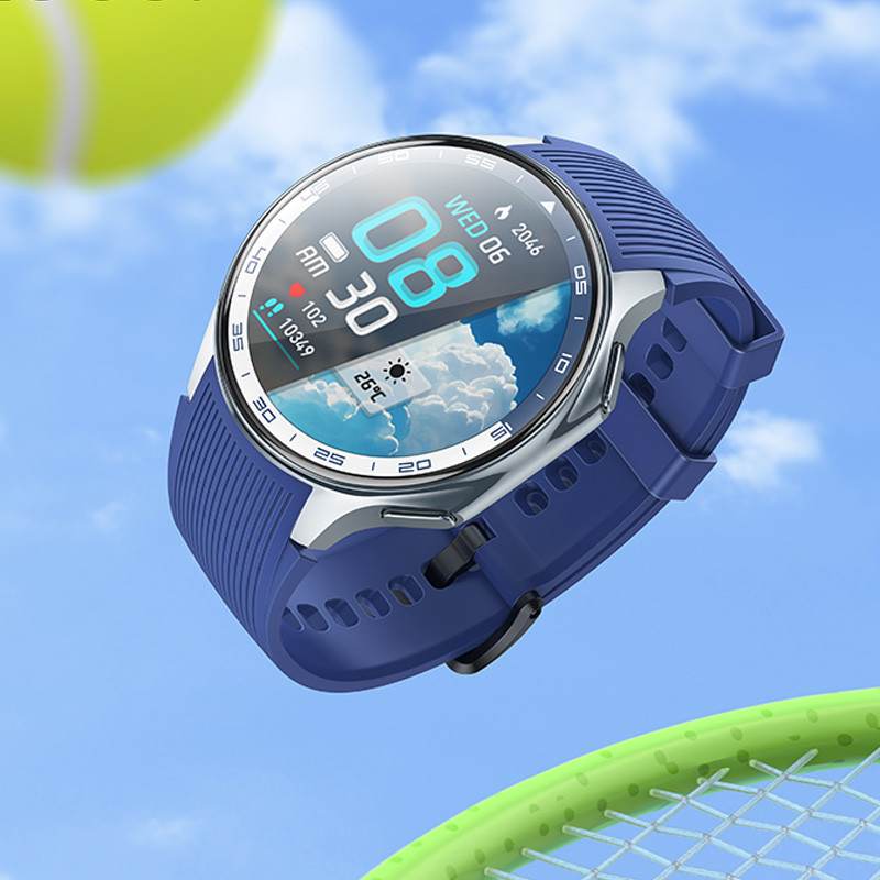 Смарт-годинник Hoco Y24 Amoled Smart sports watch (call version) Silver