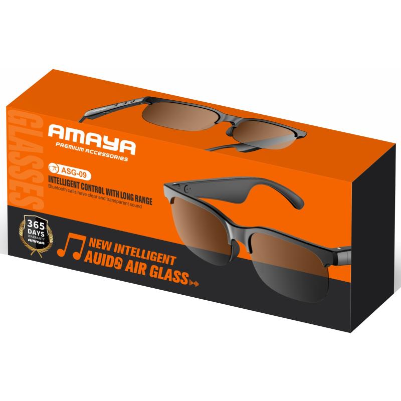 Смарт-окуляри Amaya ASG-09 Bluetooth Music Gray