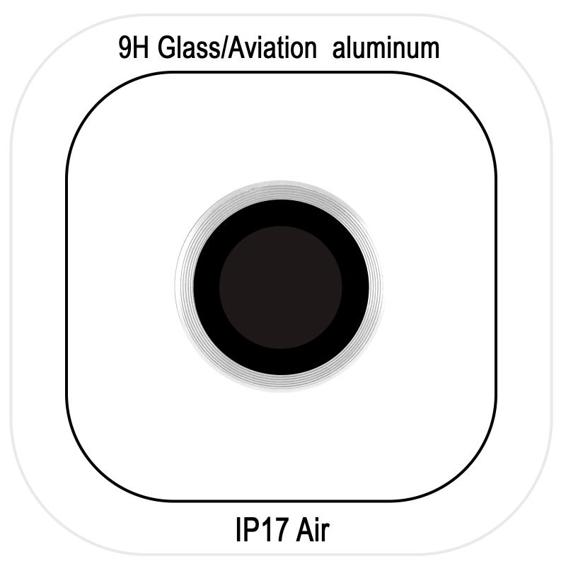Захисне скло Metal Classic на камеру (у упак.) для Apple iPhone 17 Air (6.5")