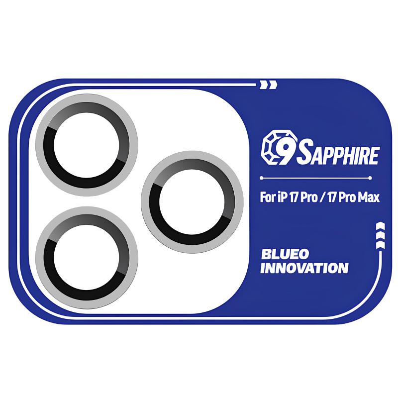 Захисне скло BlueO Sapphire на камеру для Apple iPhone 17 Pro / 17 Pro Max