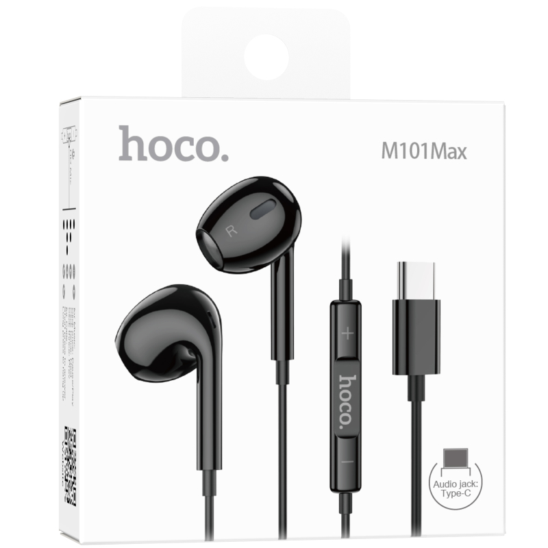 Стерео навушники Hoco M101 Max USB-C Black