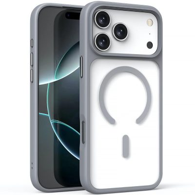 TPU + PC чохол Metal Buttons with Magnetic Fit для Apple iPhone 17 Pro (6.3″)
