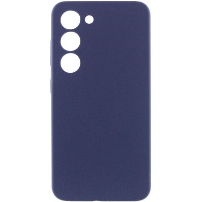 Чохол Silicone Cover Lakshmi Full Camera (AAA) для Samsung Galaxy S22 Темно-синій / Midnight blue