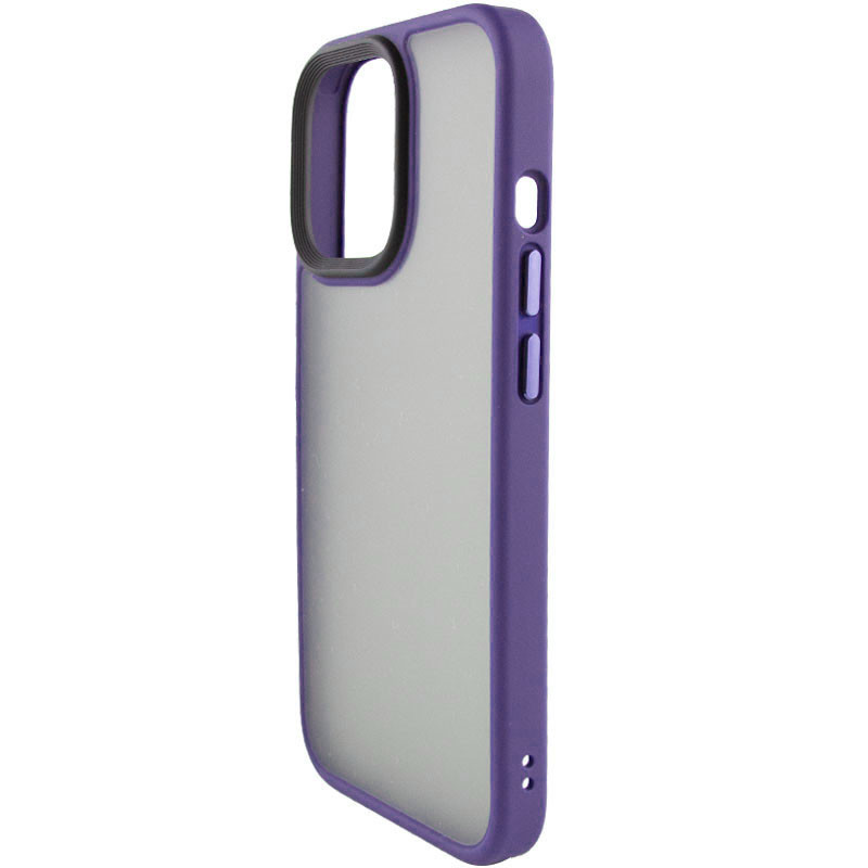 TPU + PC чохол Metal Buttons для Apple iPhone 13 Pro Max (6.7″)