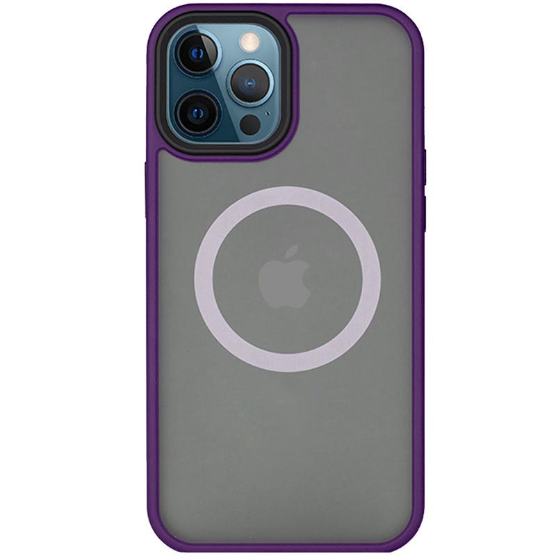 TPU + PC чохол Metal Buttons with Magnetic Fit для Apple iPhone 13 Pro (6.1″)