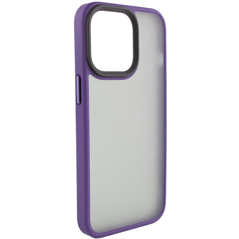 TPU + PC чохол Metal Buttons для Apple iPhone 13 Pro Max (6.7″)