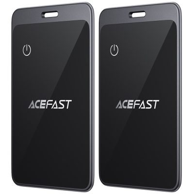 Трекер Acefast S3 Metal Card 100 mAh (2ps) Gray