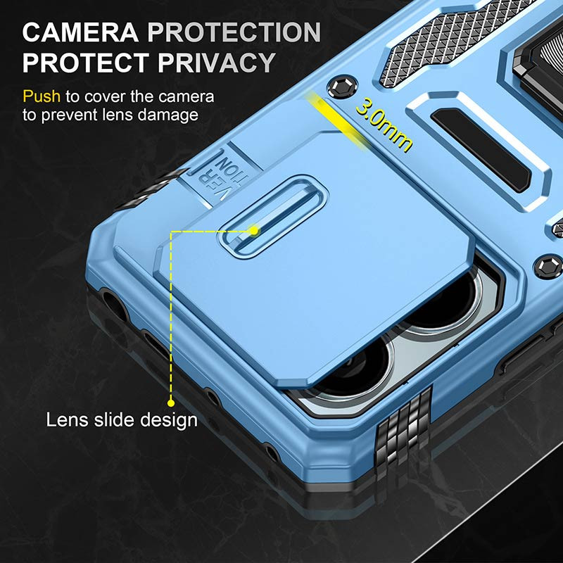 Ударостійкий чохол Camshield Army Ring для Xiaomi Poco X6 / Note 13 Pro 5G