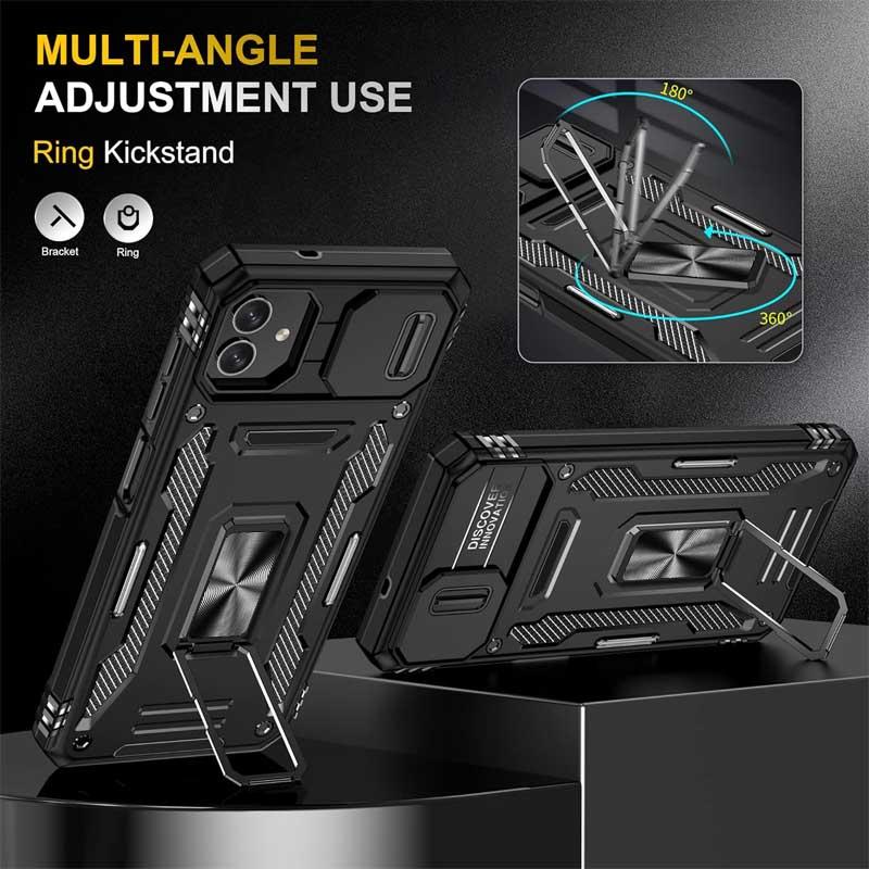 Ударостійкий чохол Camshield Army Ring для Samsung Galaxy A08 / A07 / A07s