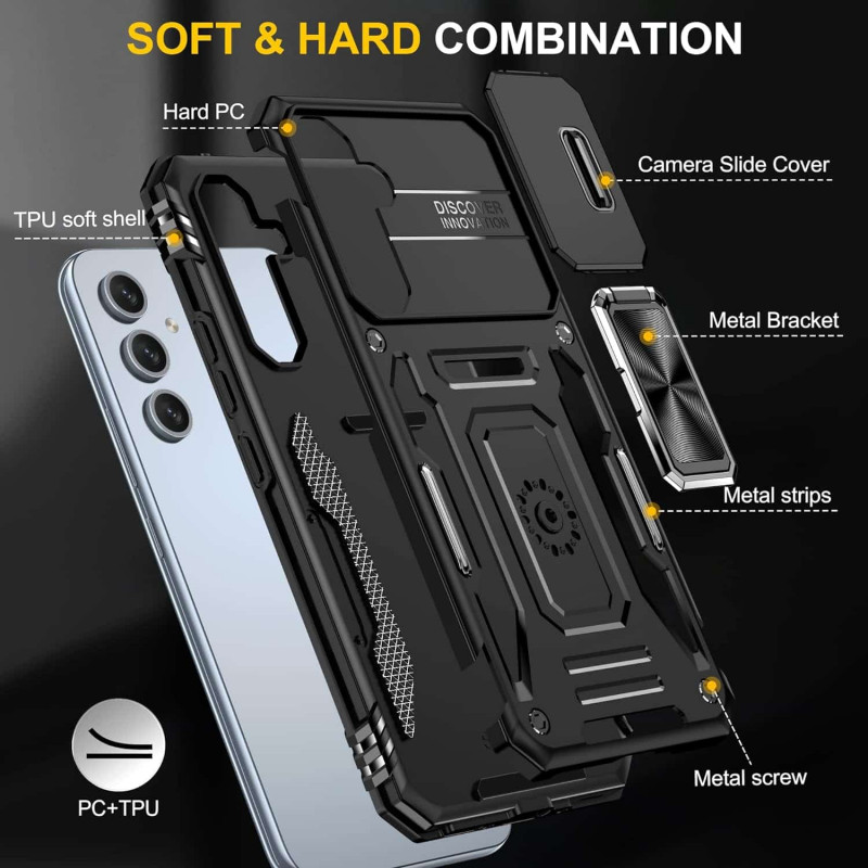 Ударостійкий чохол Camshield Army Ring для Samsung Galaxy A34 5G