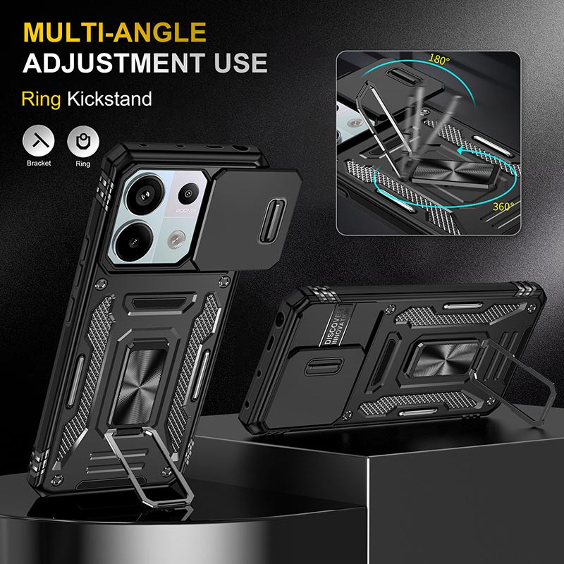 Ударостійкий чохол Camshield Army Ring для Xiaomi Poco X6 Pro