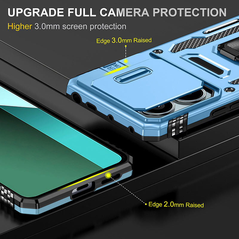 Ударостійкий чохол Camshield Army Ring для Xiaomi Poco X6 / Note 13 Pro 5G