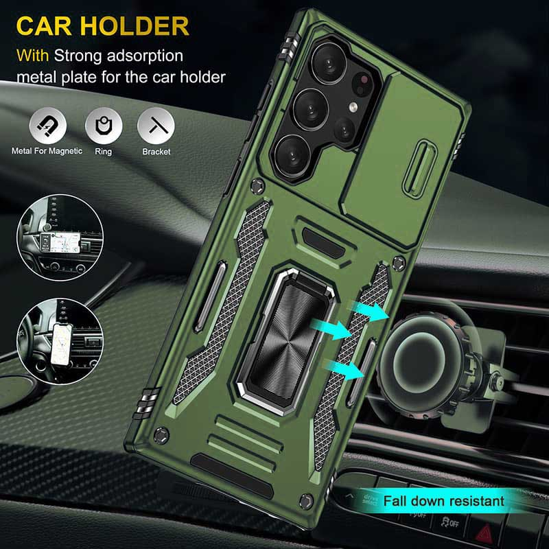 Ударостійкий чохол Camshield Army Ring для Samsung Galaxy S25 Ultra