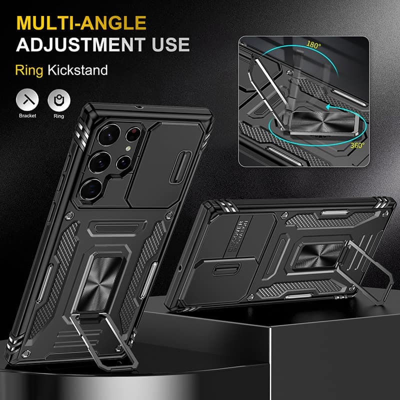Ударостійкий чохол Camshield Army Ring для Samsung Galaxy S25 Ultra