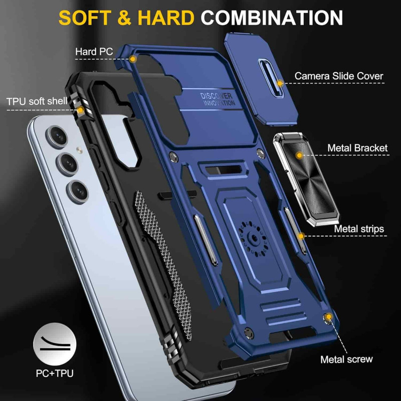 Ударостійкий чохол Camshield Army Ring для Samsung Galaxy S23 +