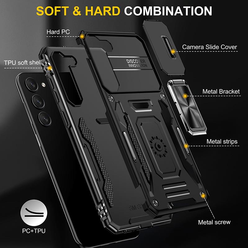 Ударостійкий чохол Camshield Army Ring для Samsung Galaxy S22 +