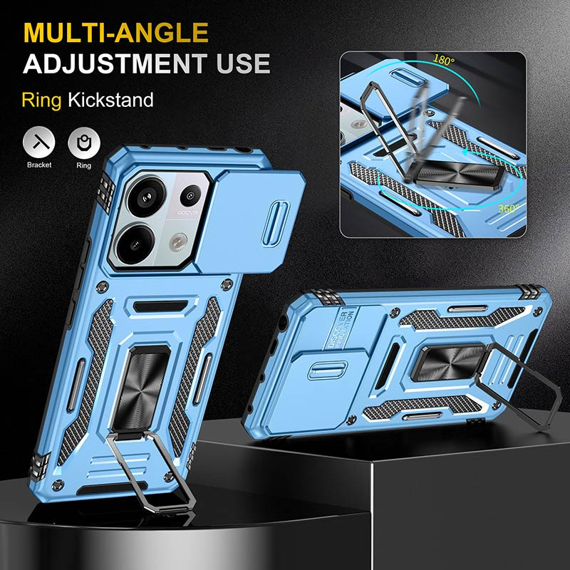 Ударостійкий чохол Camshield Army Ring для Xiaomi Poco X6 / Note 13 Pro 5G