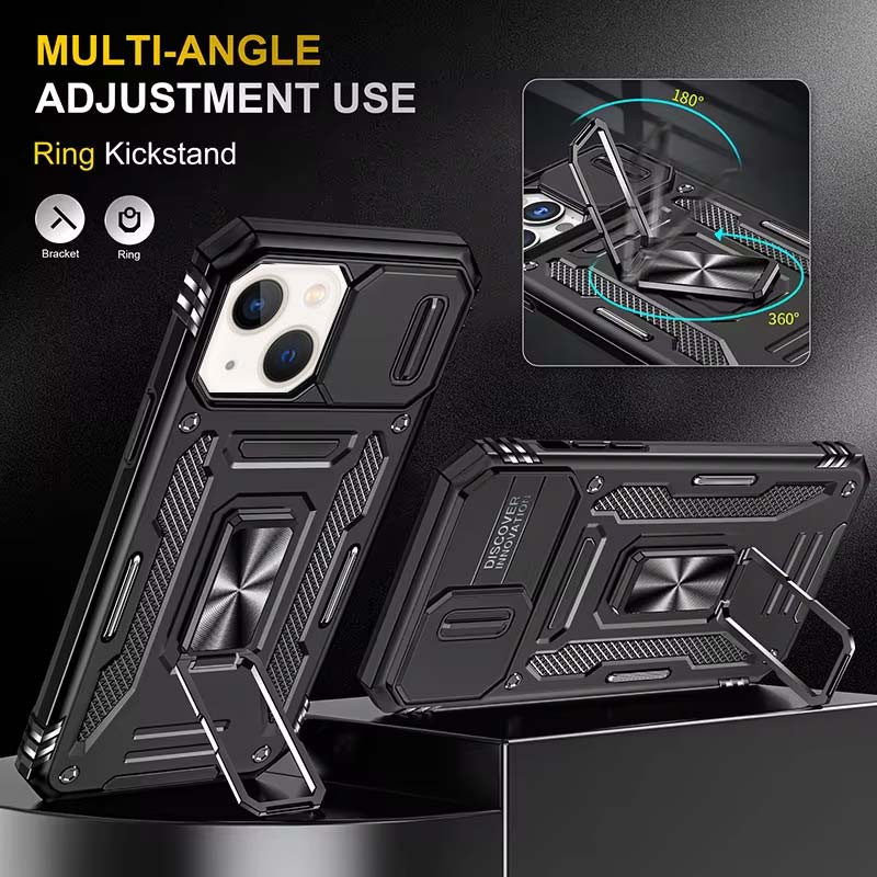 Ударостійкий чохол Camshield Army Ring для Apple iPhone 13 / 14 (6.1")