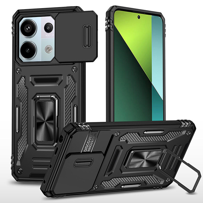Ударостійкий чохол Camshield Army Ring для Xiaomi Poco X6 / Note 13 Pro 5G
