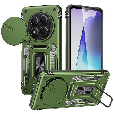 Ударостійкий чохол Camshield Army Ring для Xiaomi Redmi Note 14 Pro 4G/5G / 14 Pro + / Poco X7