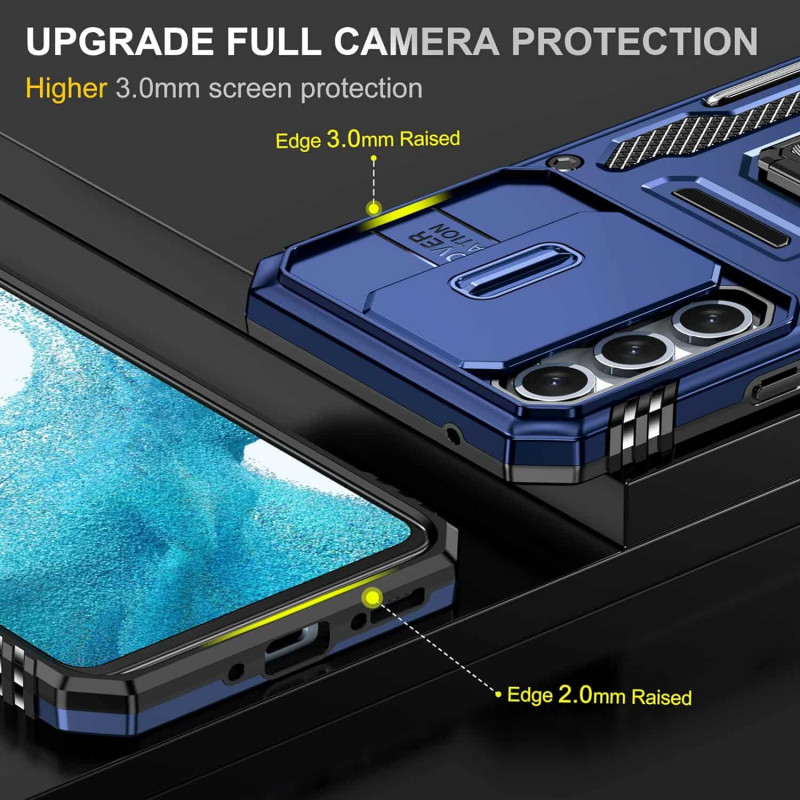 Ударостійкий чохол Camshield Army Ring для Samsung Galaxy S23 +