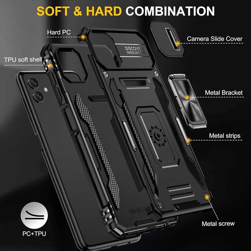 Ударостійкий чохол Camshield Army Ring для Samsung Galaxy A08 / A07 / A07s