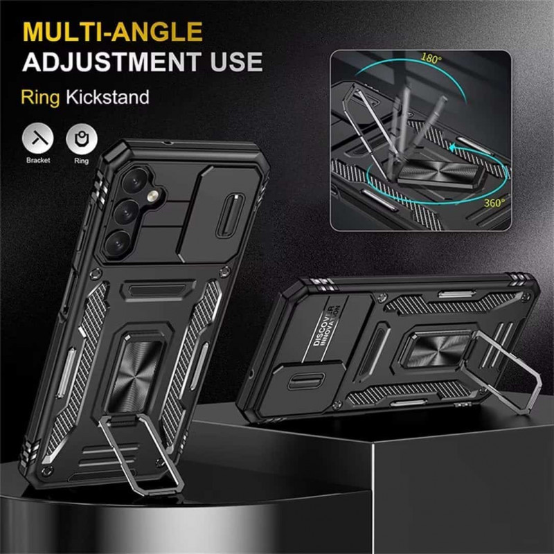 Ударостійкий чохол Camshield Army Ring для Samsung Galaxy S24 +