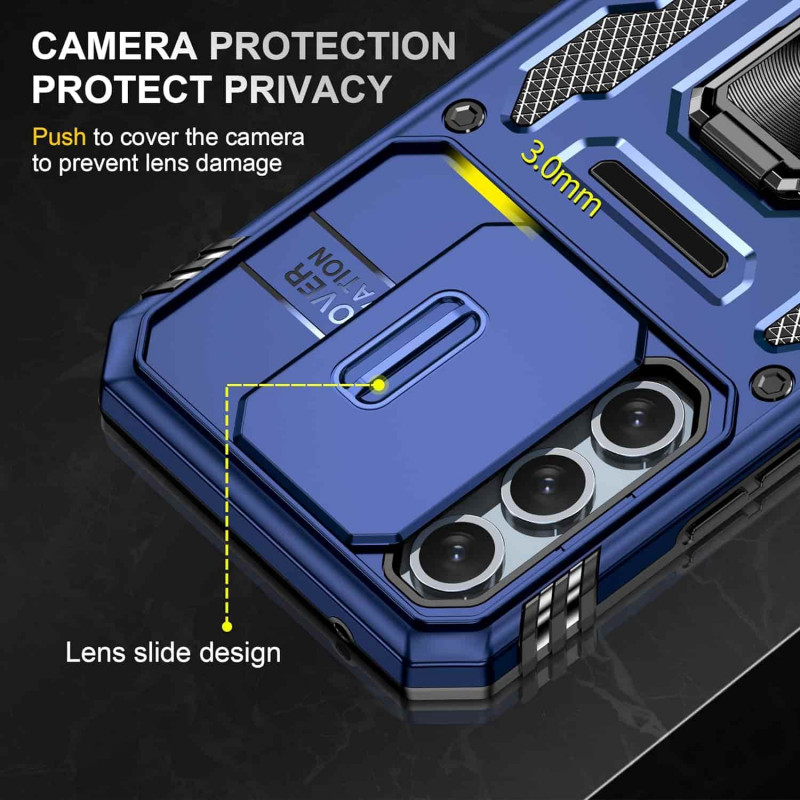 Ударостійкий чохол Camshield Army Ring для Samsung Galaxy S23 +
