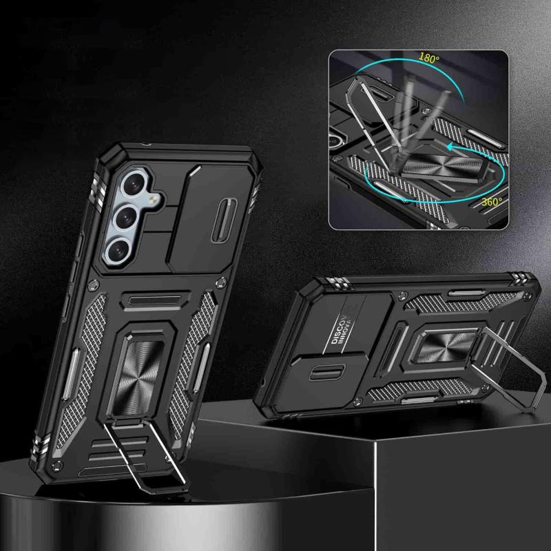 Ударостійкий чохол Camshield Army Ring для Samsung Galaxy S25 FE
