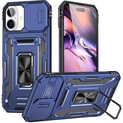 Ударостійкий чохол Camshield Army Ring для Apple iPhone 16 (6.1")