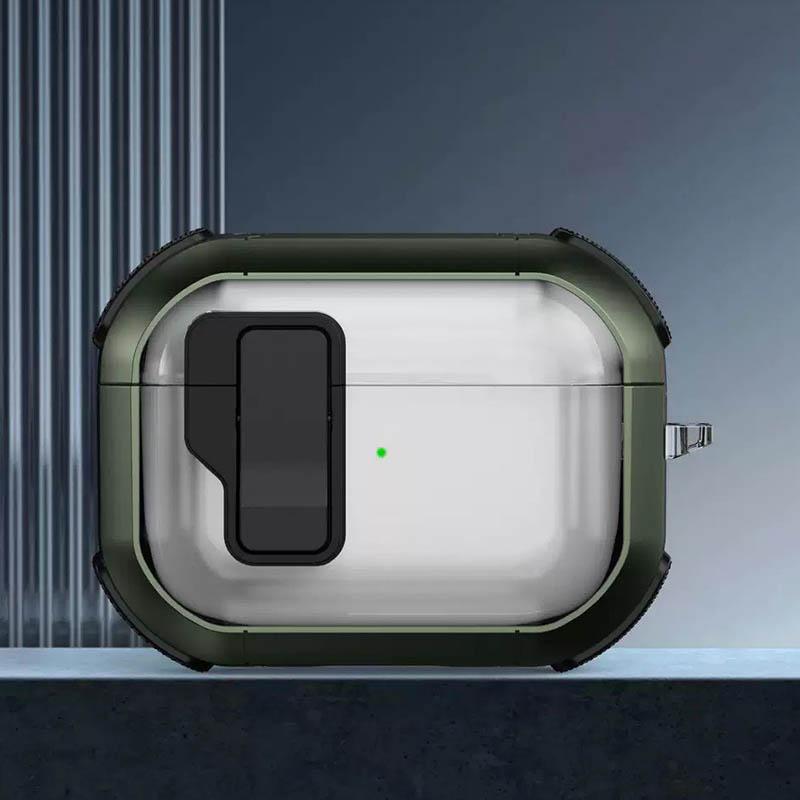 Футляр протиударний Locking Button для навушників Airpods Pro