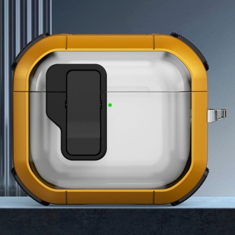 Футляр протиударний Locking Button для навушників Airpods Pro