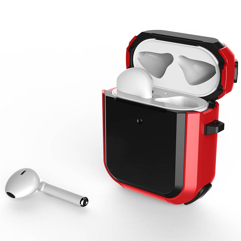 Футляр протиударний Black ed. для навушників Airpods 1/2