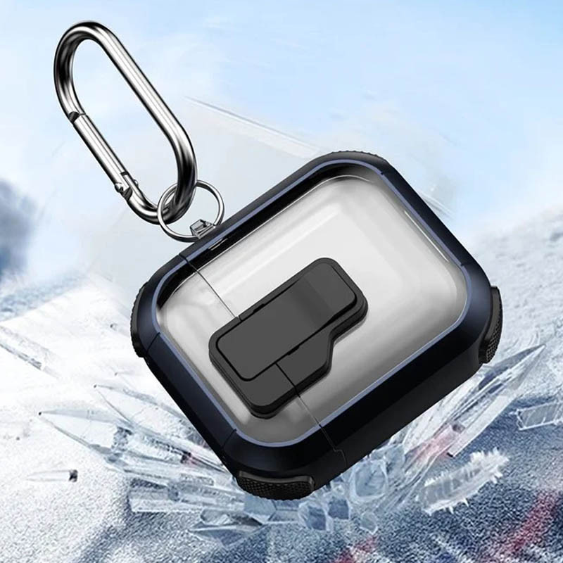 Футляр протиударний Locking Button для навушників Airpods 1/2