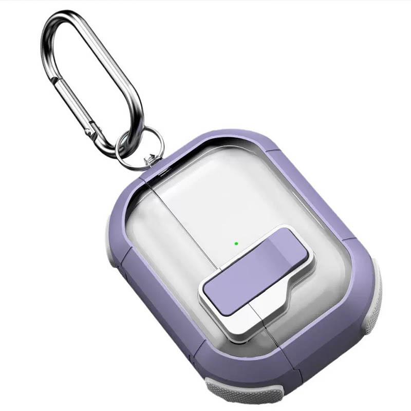 Футляр протиударний Locking Button для навушників Airpods Pro 2 / Pro