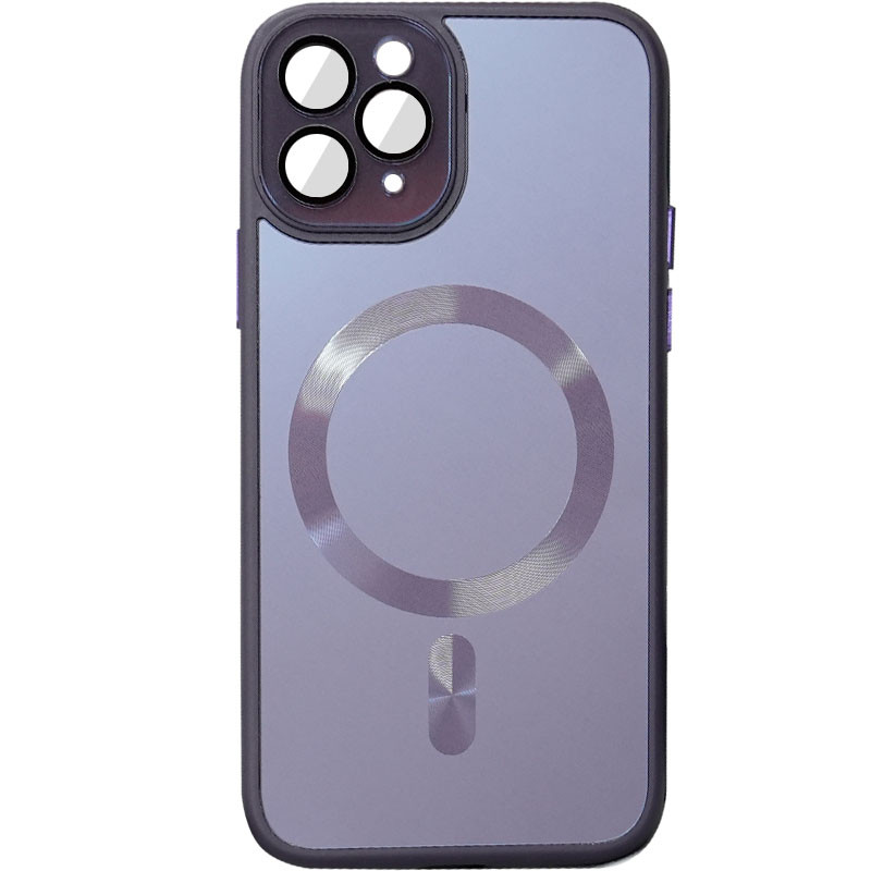 Чохол TPU + Glass Sapphire Midnight with Magnetic Fit для Apple iPhone 12 Pro Max (6.7″)