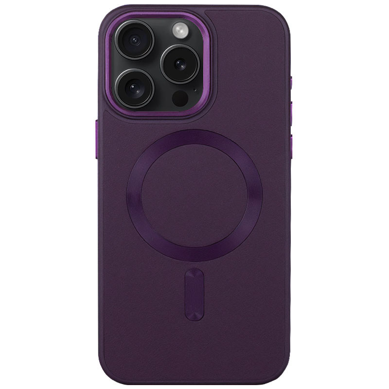 Шкіряний чохол Bonbon Leather Metal Style with Magnetic Fit для Apple iPhone 12 Pro Max (6.7")