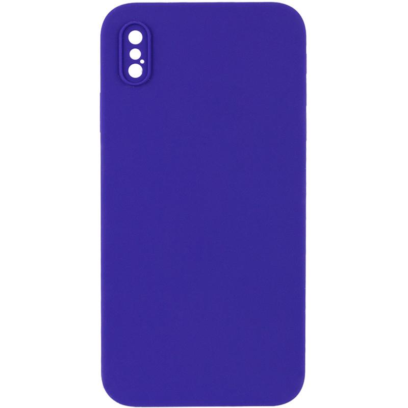 Чохол Silk Square Full Camera Protective (AA) NO LOGO для Apple iPhone X / XS (5.8")