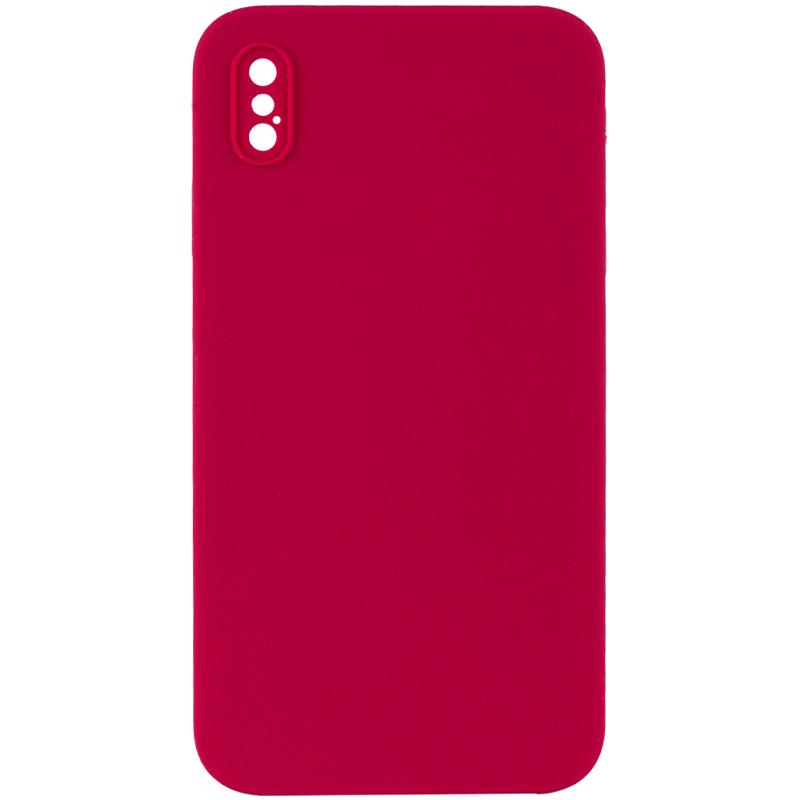 Чохол Silk Square Full Camera Protective (AA) NO LOGO для Apple iPhone X / XS (5.8")