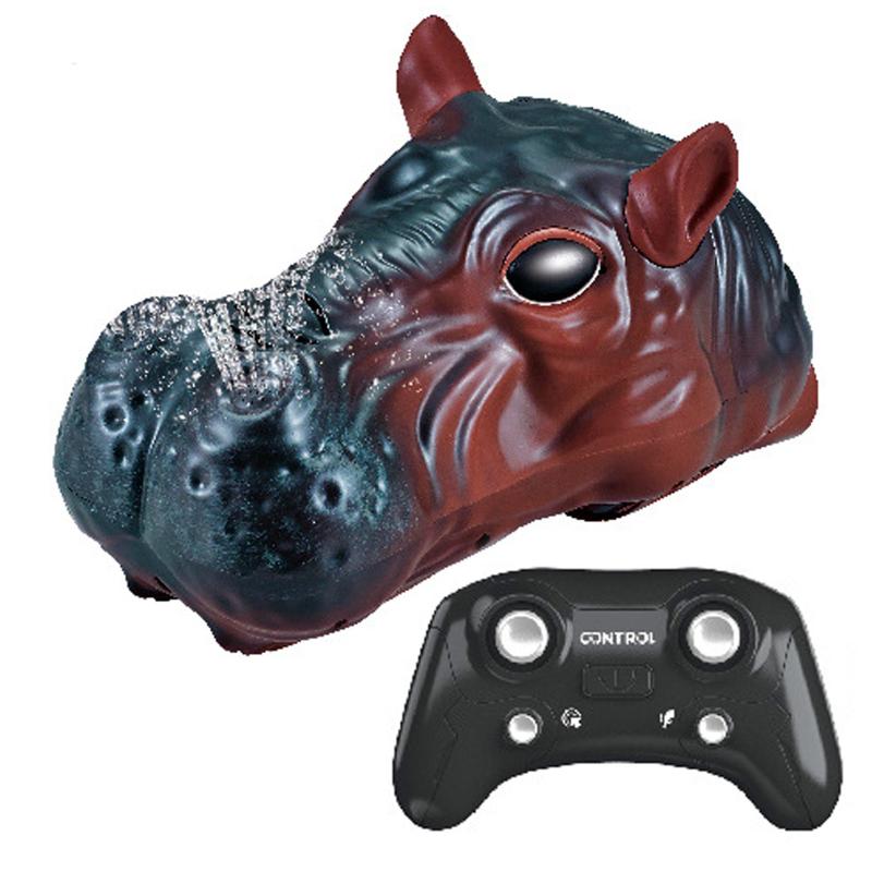 Човен на радіокеруванні SHT 3736AD Hippopotamus 2.4G Black / Brown