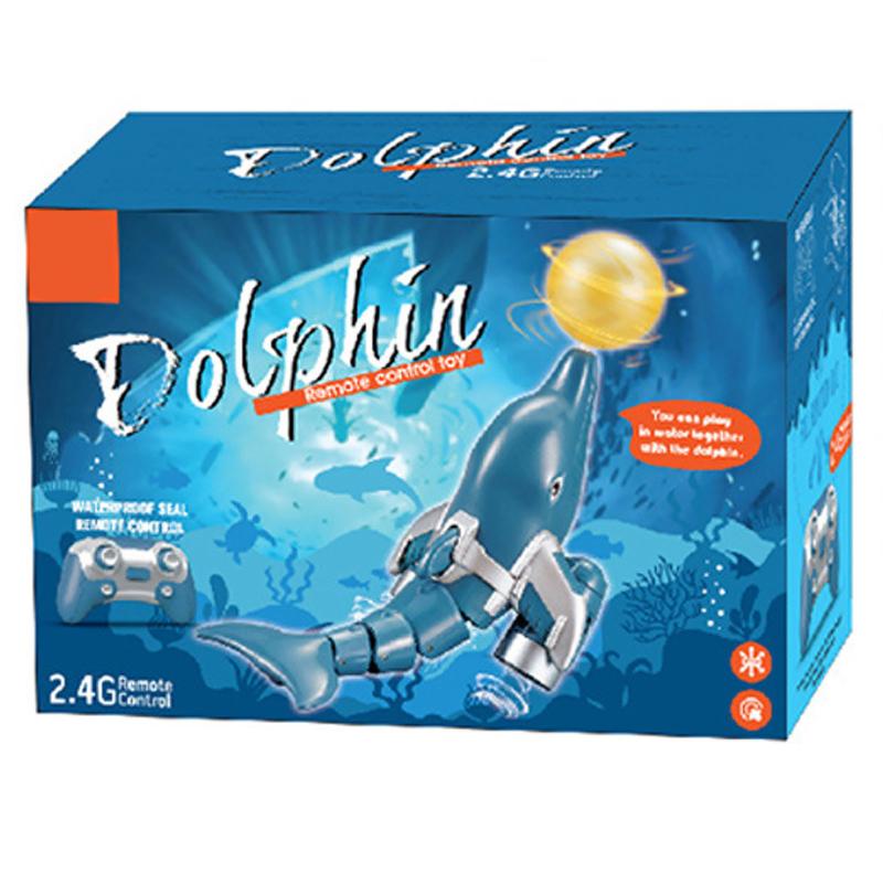 Човен на радіокеруванні SHT 3738AD Dolphin 2.4G Blue / White
