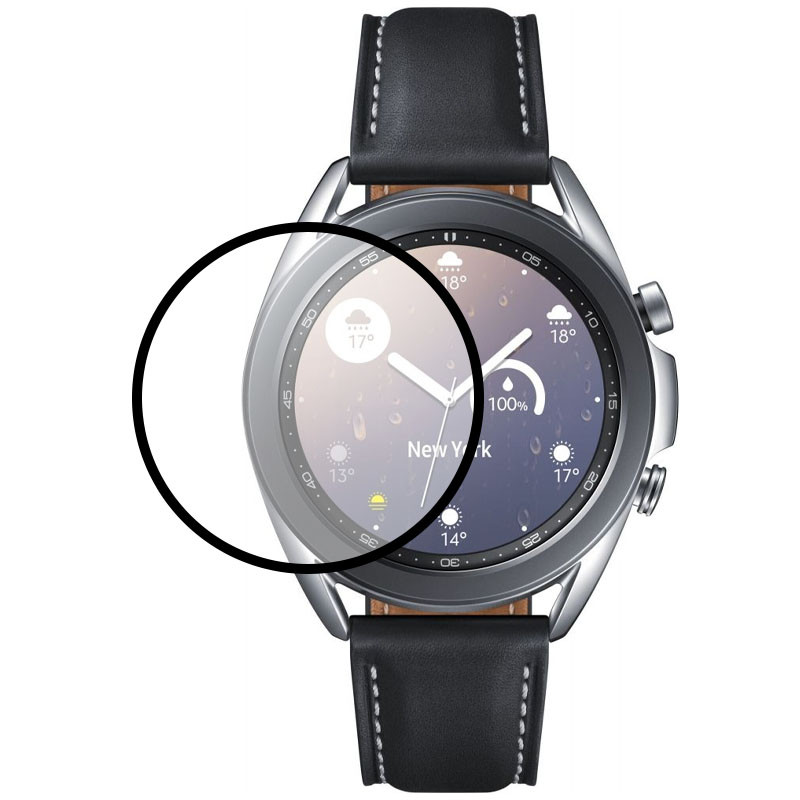 Полімерна плівка 3D (full glue) (тех.пак) для Samsung Galaxy Watch 3 41mm