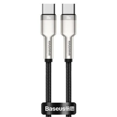 Дата кабель Baseus Cafule Metal USB-C → USB-C 100W (2 м) (CATJK-D)