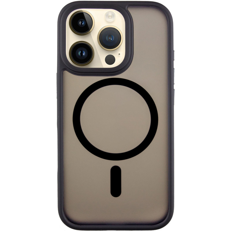 TPU + PC чохол Metal Buttons with Magnetic Fit для Apple iPhone 16 Pro (6.3″)